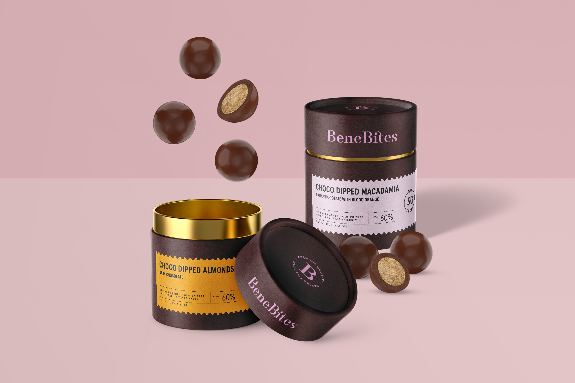 Benebites Keto Friendly Chocolate Branding and Design by Widarto Impact