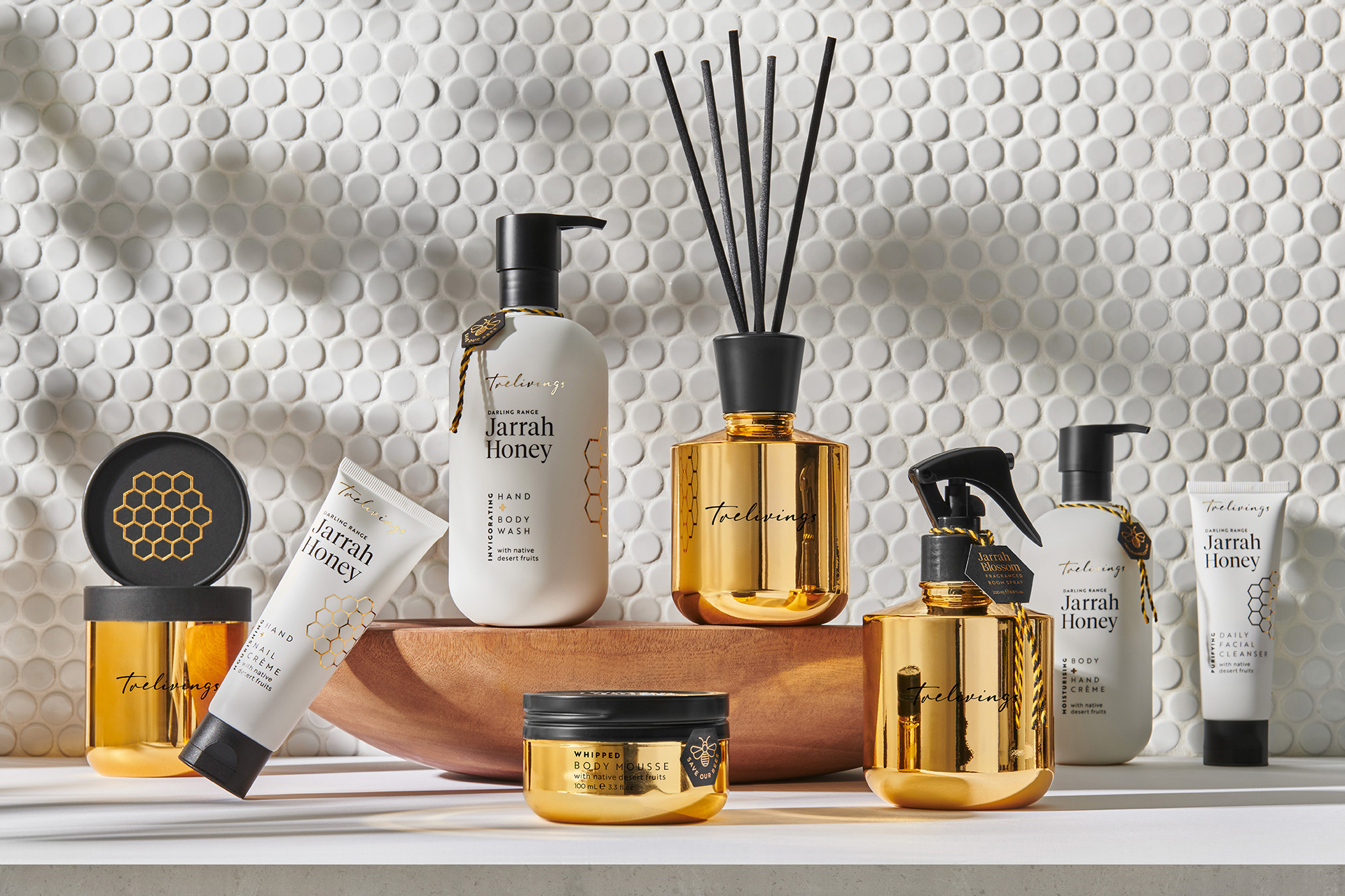 Jarrah Honey Bodycare and Home Fragrances Designed by Harcus Design