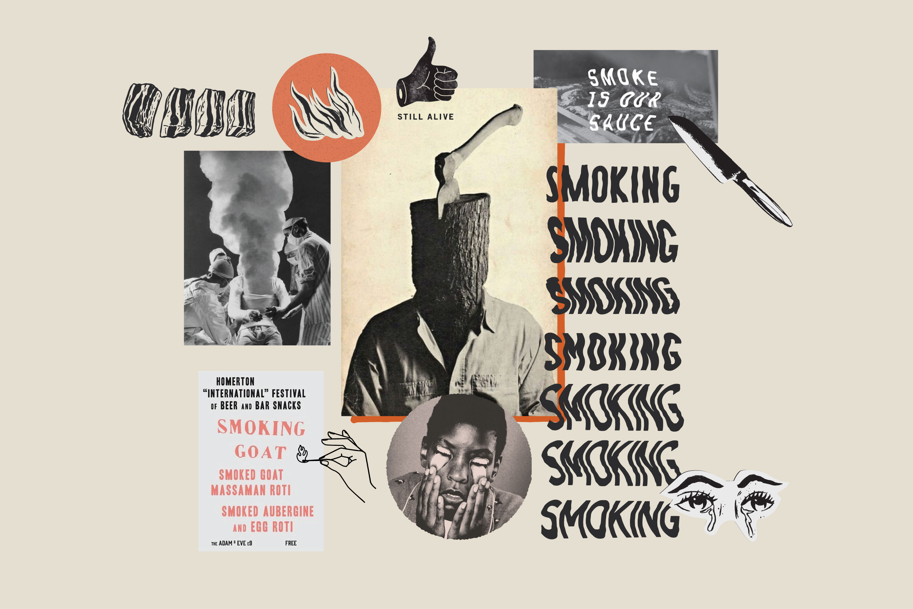 Studio Nice One Create Visual Identity for Smoking Hearts BBQ & Smokehouse