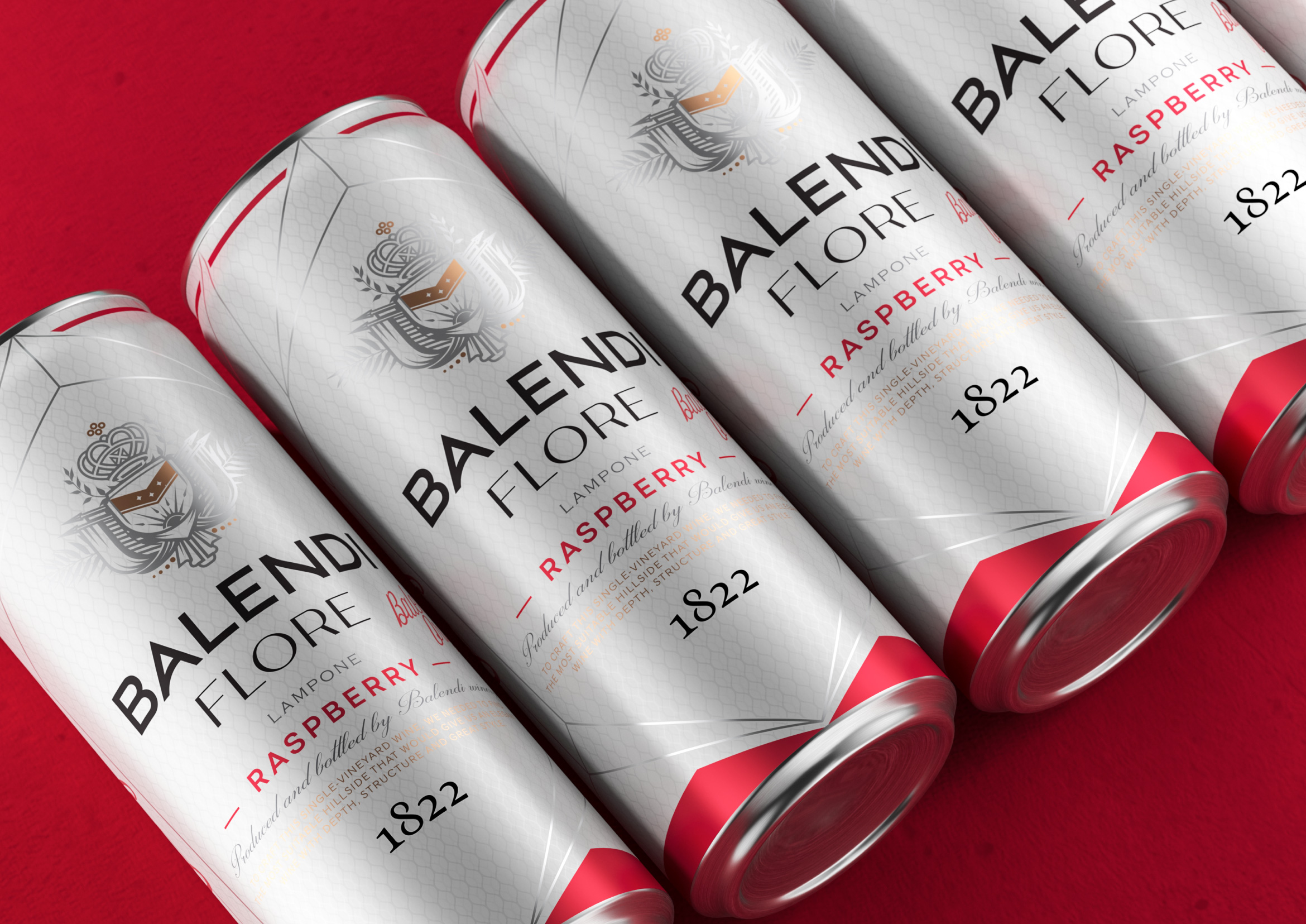 Reynolds and Reyner Creates Brand Identity and Packaging Design for Balendi Italian Brand of Light Sparkling Wine