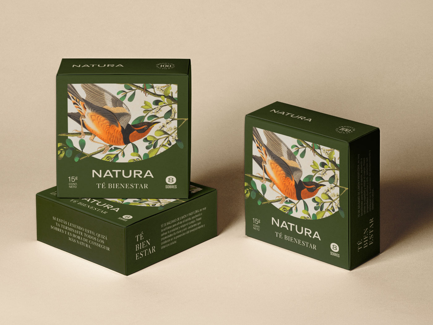Gabriel Franco Creates Packaging Design for Natura Tea