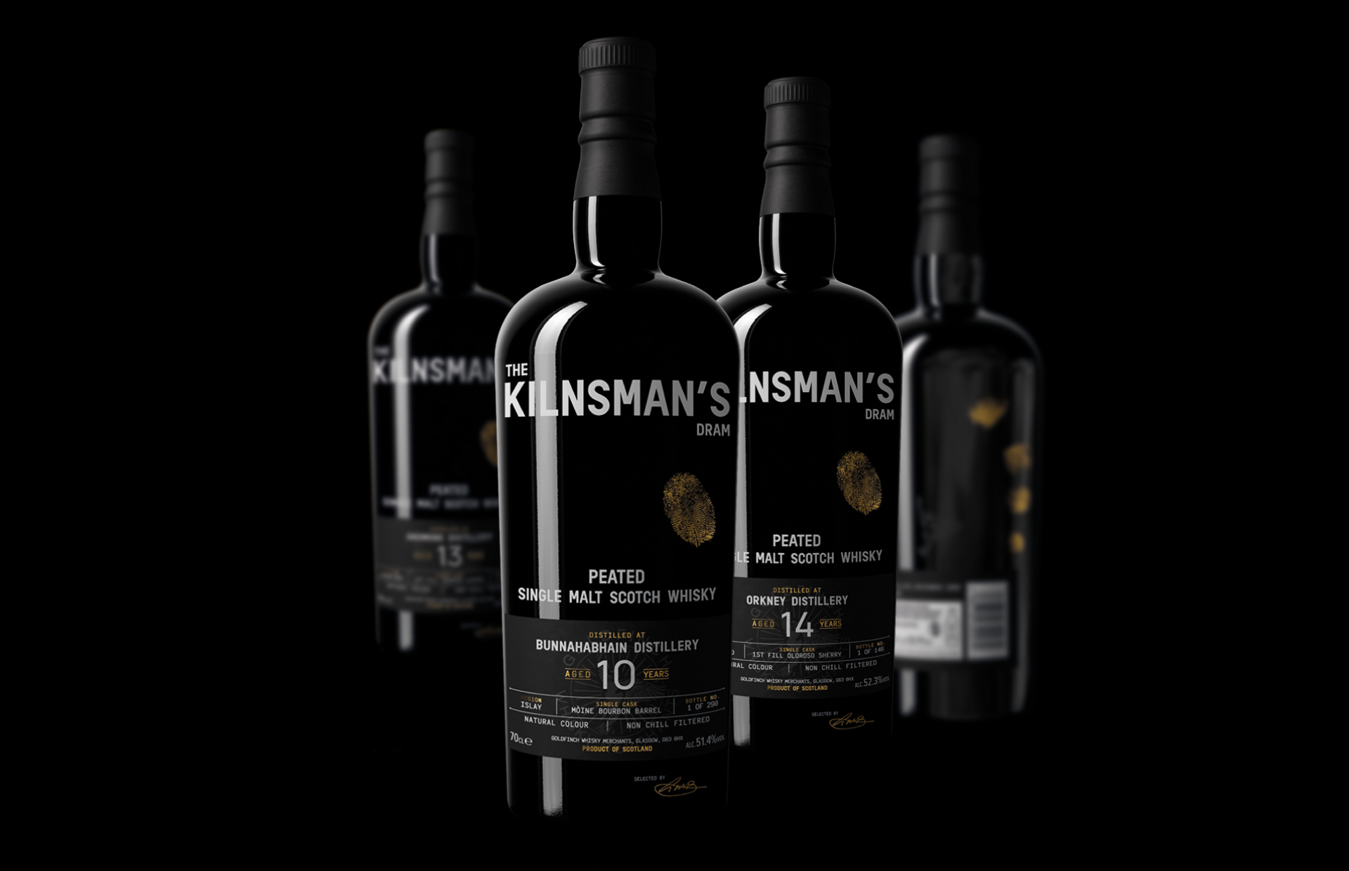 The Kilnsman’s Dram Brand and Packaging Design Created by Destrukt Studio