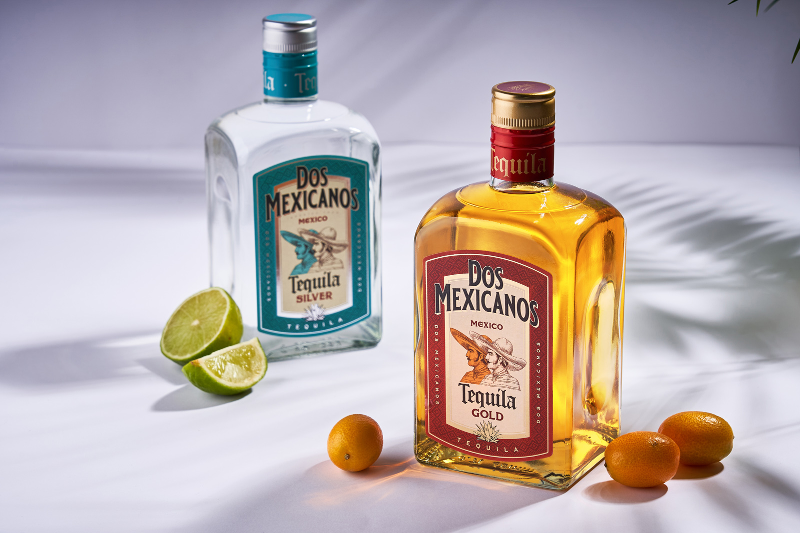 Dos Mexicanos Tequila Label Redesign by 43oz.com Design Studio
