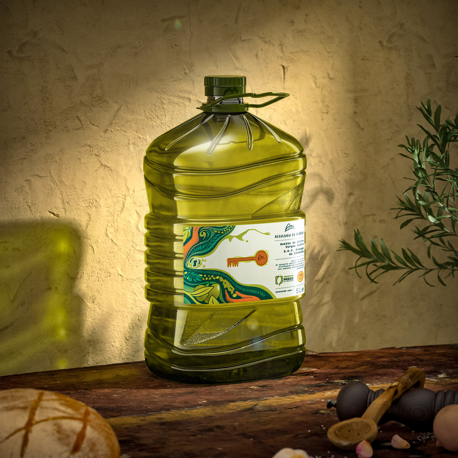 Product Branding and Packaging for Almazara de Muela, a Priego de Córdoba PDO Extra Virgin Olive Oil