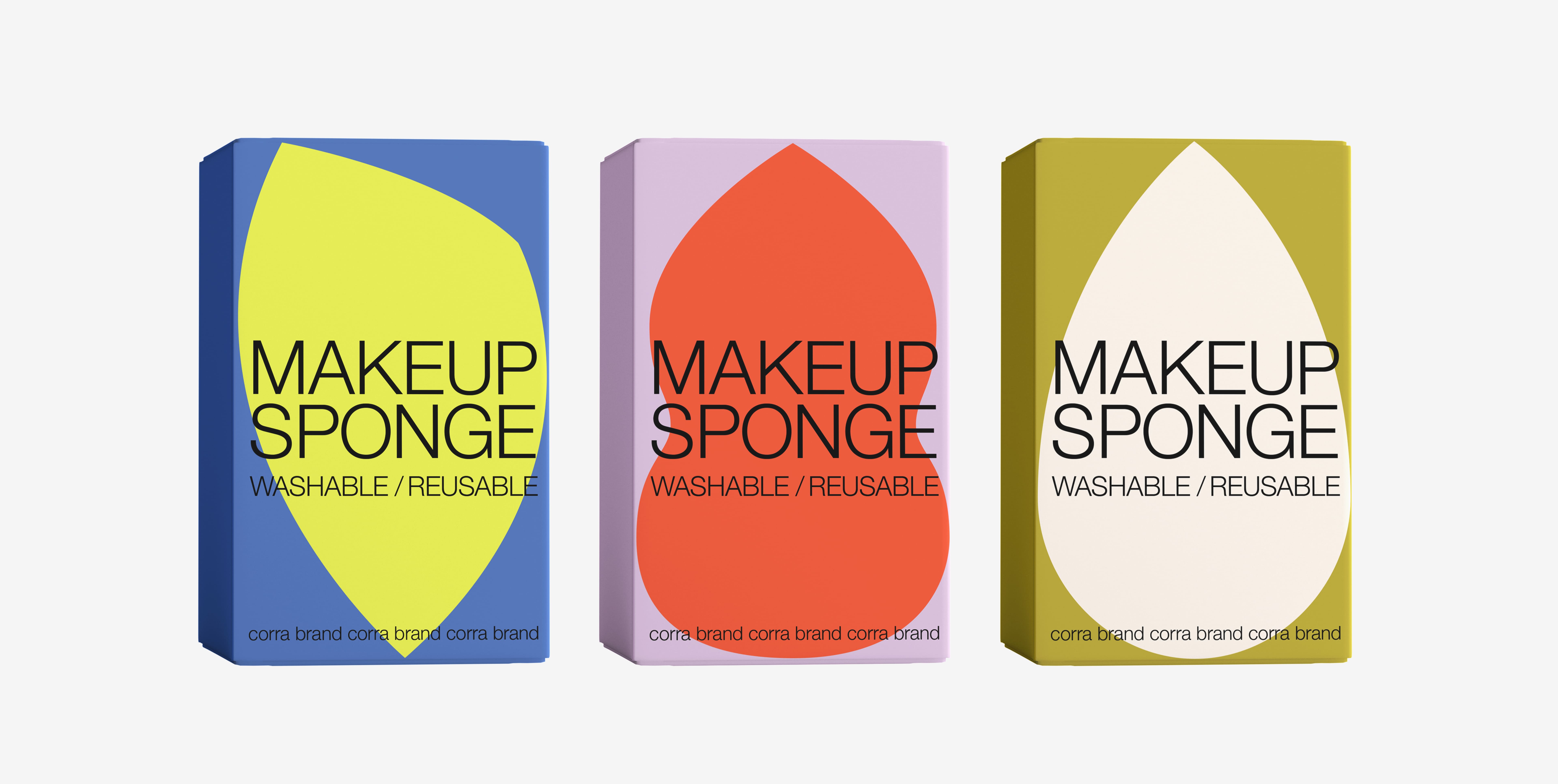 Makeup Sponge Packaging Design
