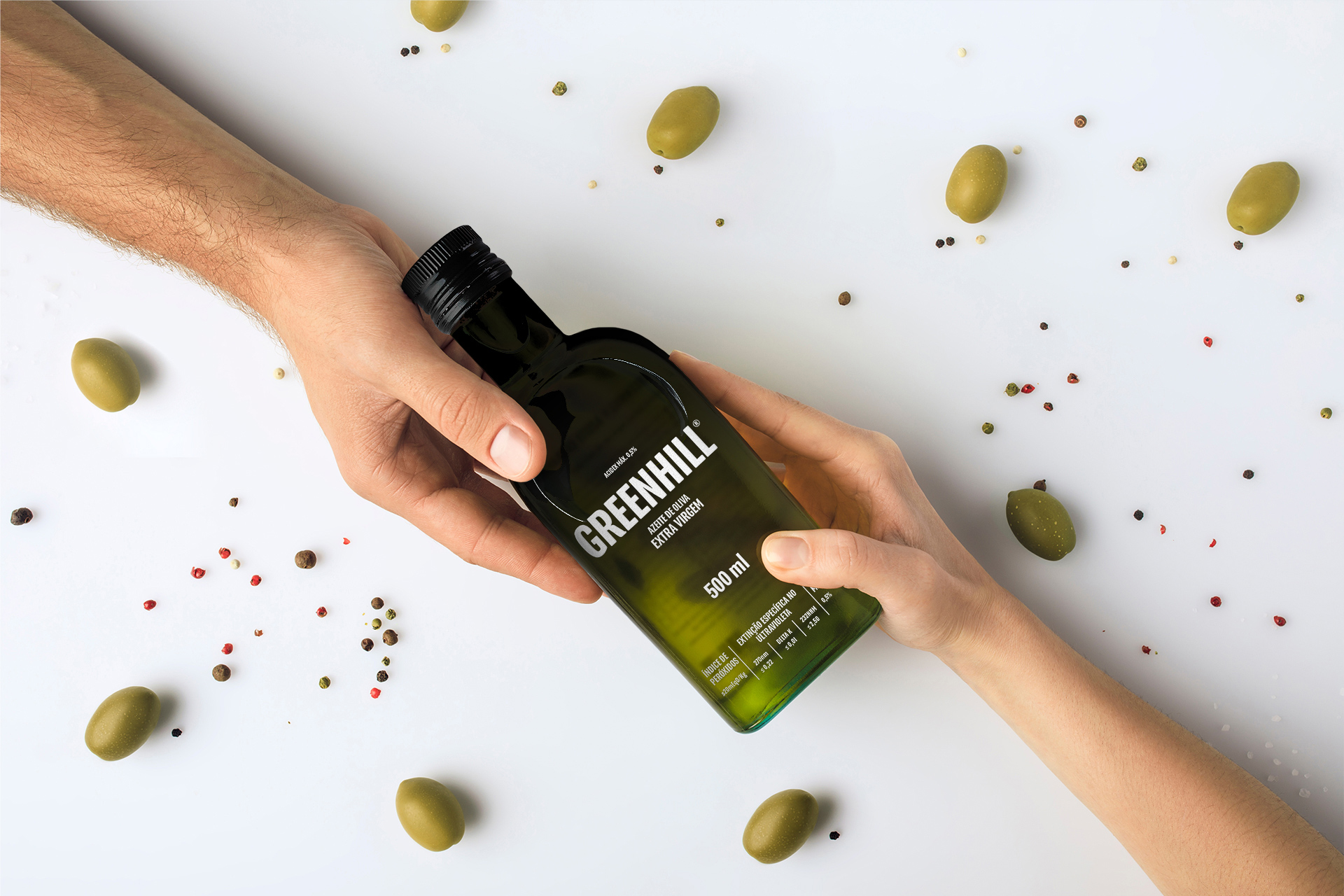 Greenhill Olive Oil Packaging Design