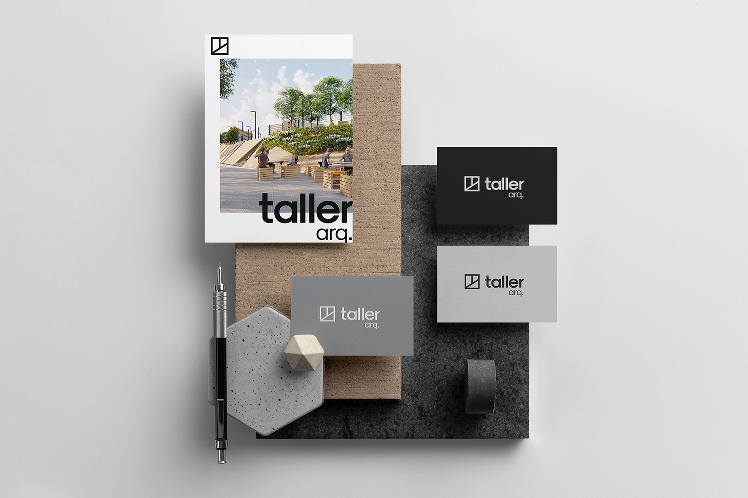 Taller Arq. Brand Identity Created by Gabriela Dall’Agnol