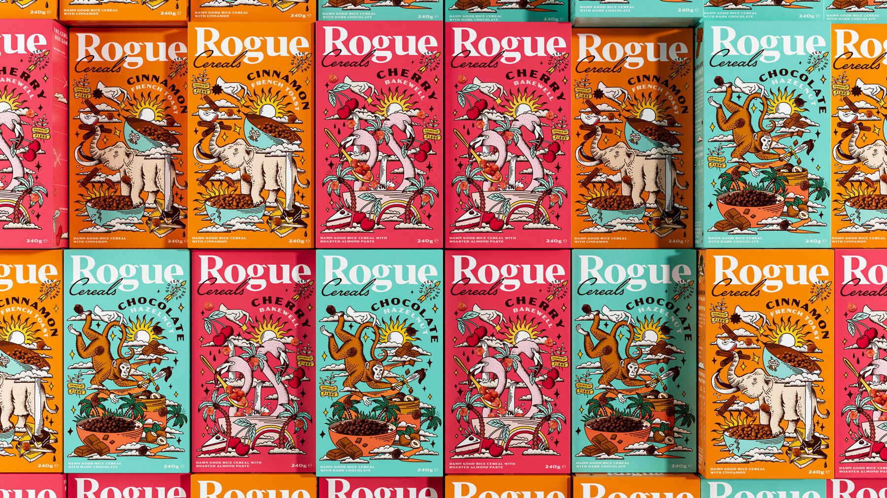 Boundless Brand Design Team Up With Rogue to Create a ‘Damn Good’ Breakfast Experience, Rogue Cereals