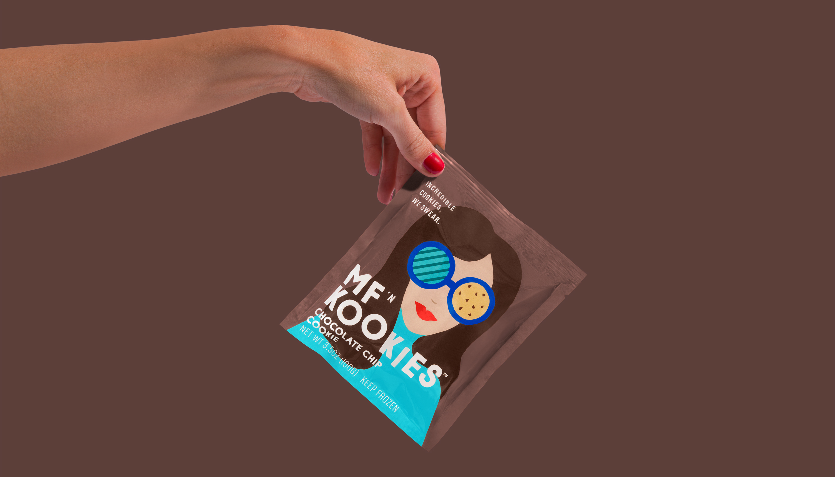 Obscenely Good Cookie Branding and Packaging Design