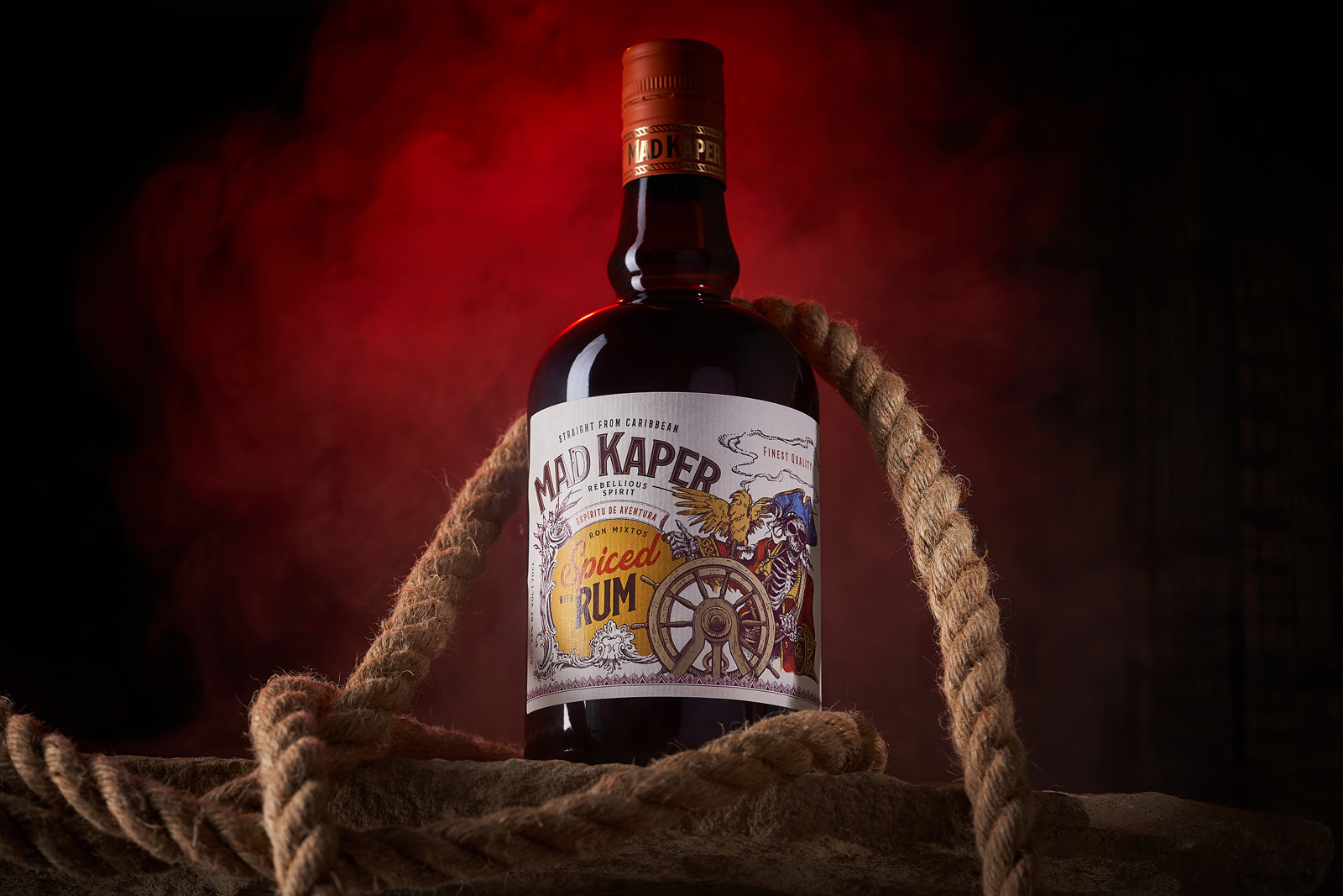 Mad Kaper Rum Packaging Design by 43oz.com Design Studio
