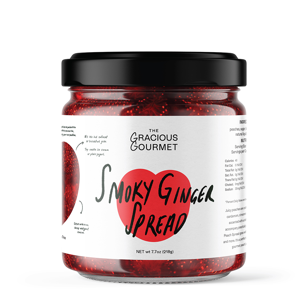 The Gracious Gourmet Rebranding and Label Design
