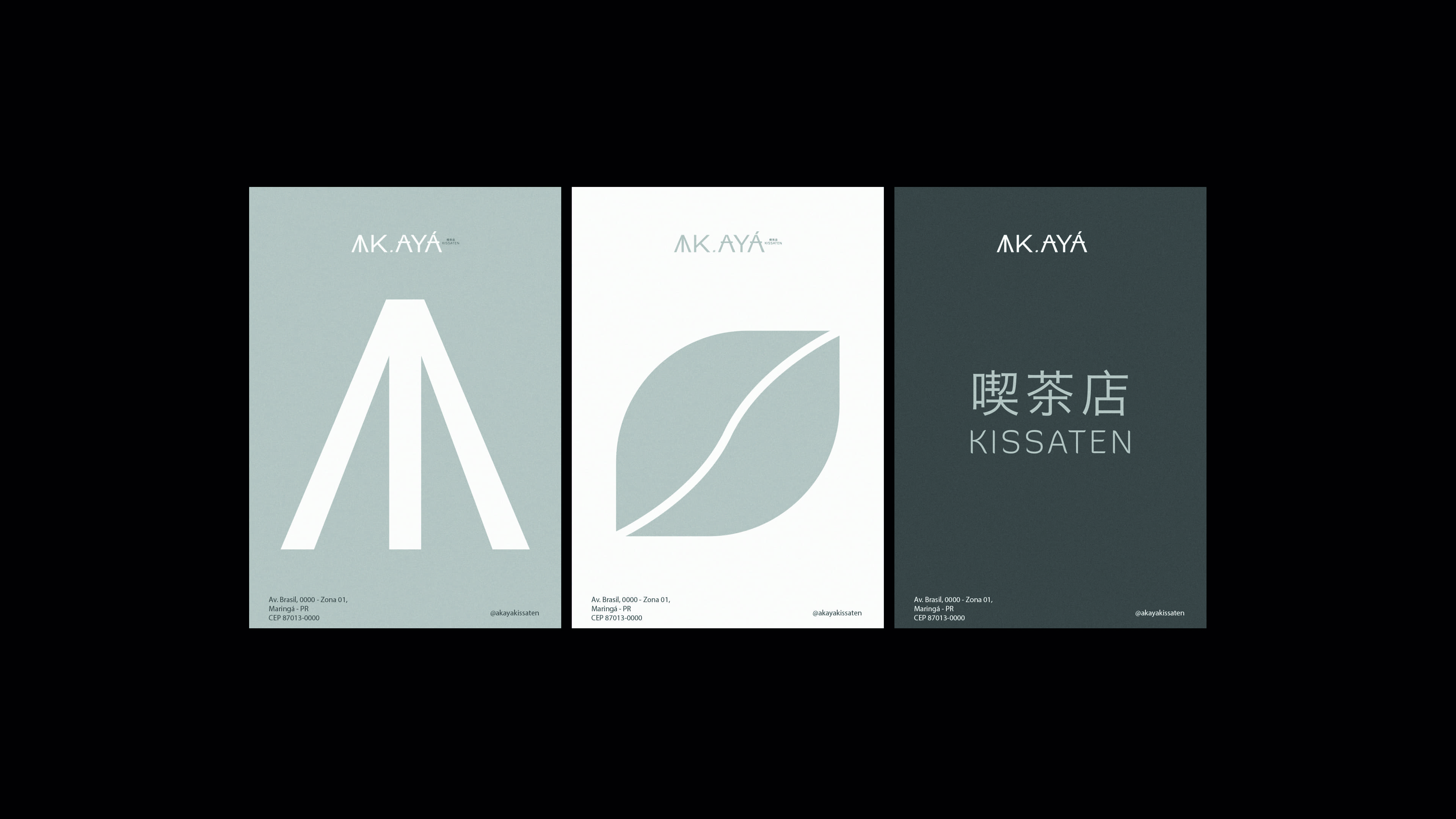 Brand Design for Coffee Shop AK.AYÁ Kissaten