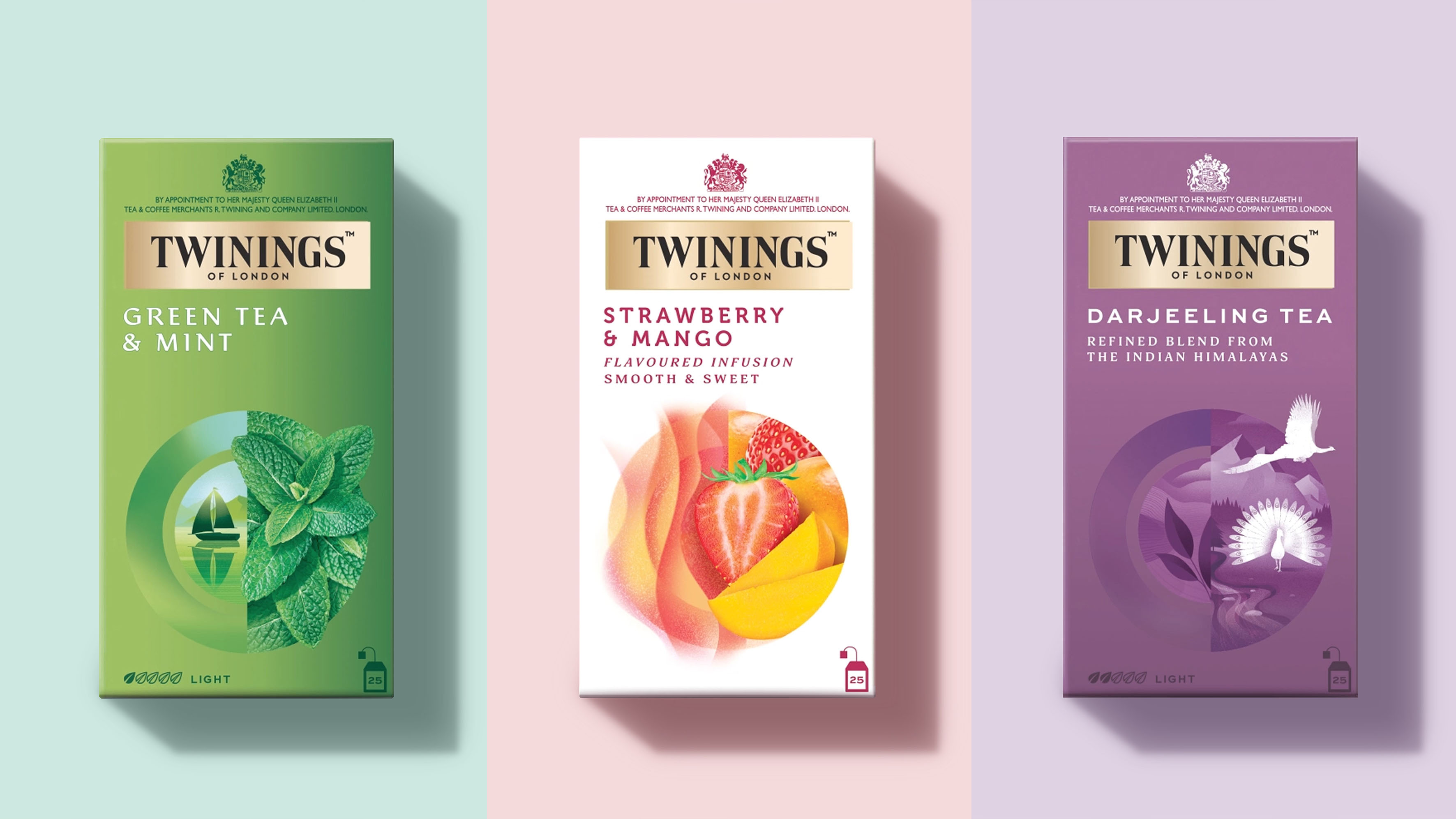 Butterfly Cannon Brings Cool London Luxe to Their Packaging Redesign and Campaign for Twinings Tea Ranges