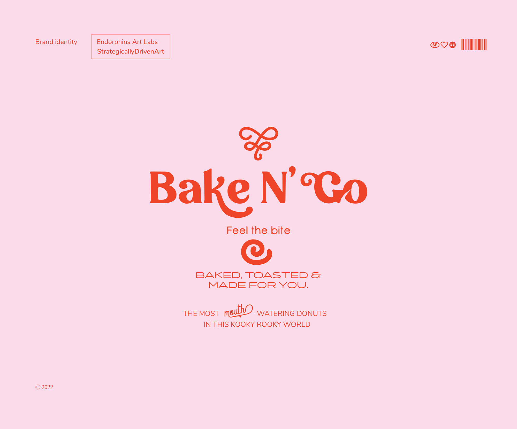 Sweet Visual Identity And Even Sweeter Donuts – Bake N’ Go Brand Identity By Endorphins Art Labs.
