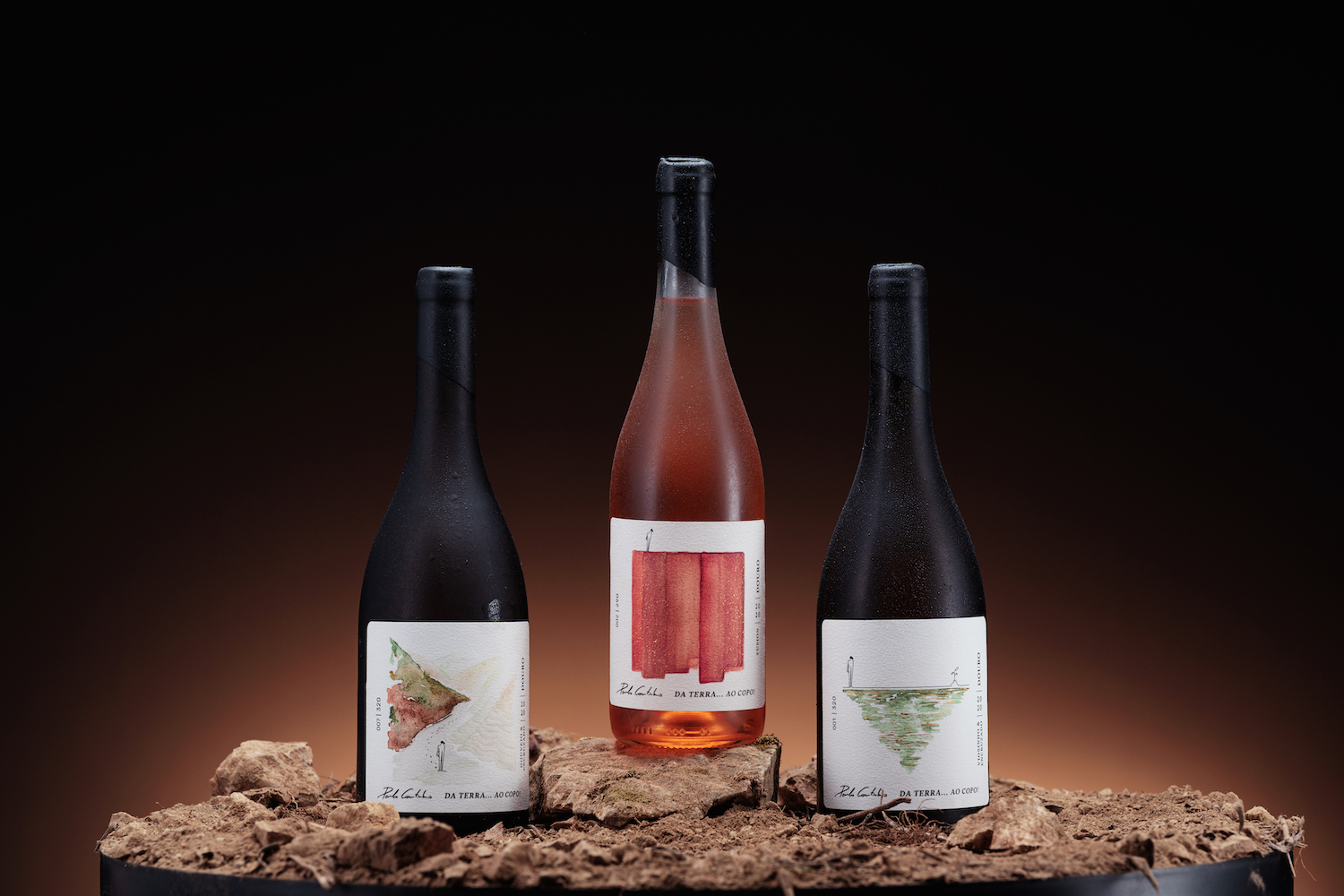 Label Design for Wine Series Da Terra… ao Copo!