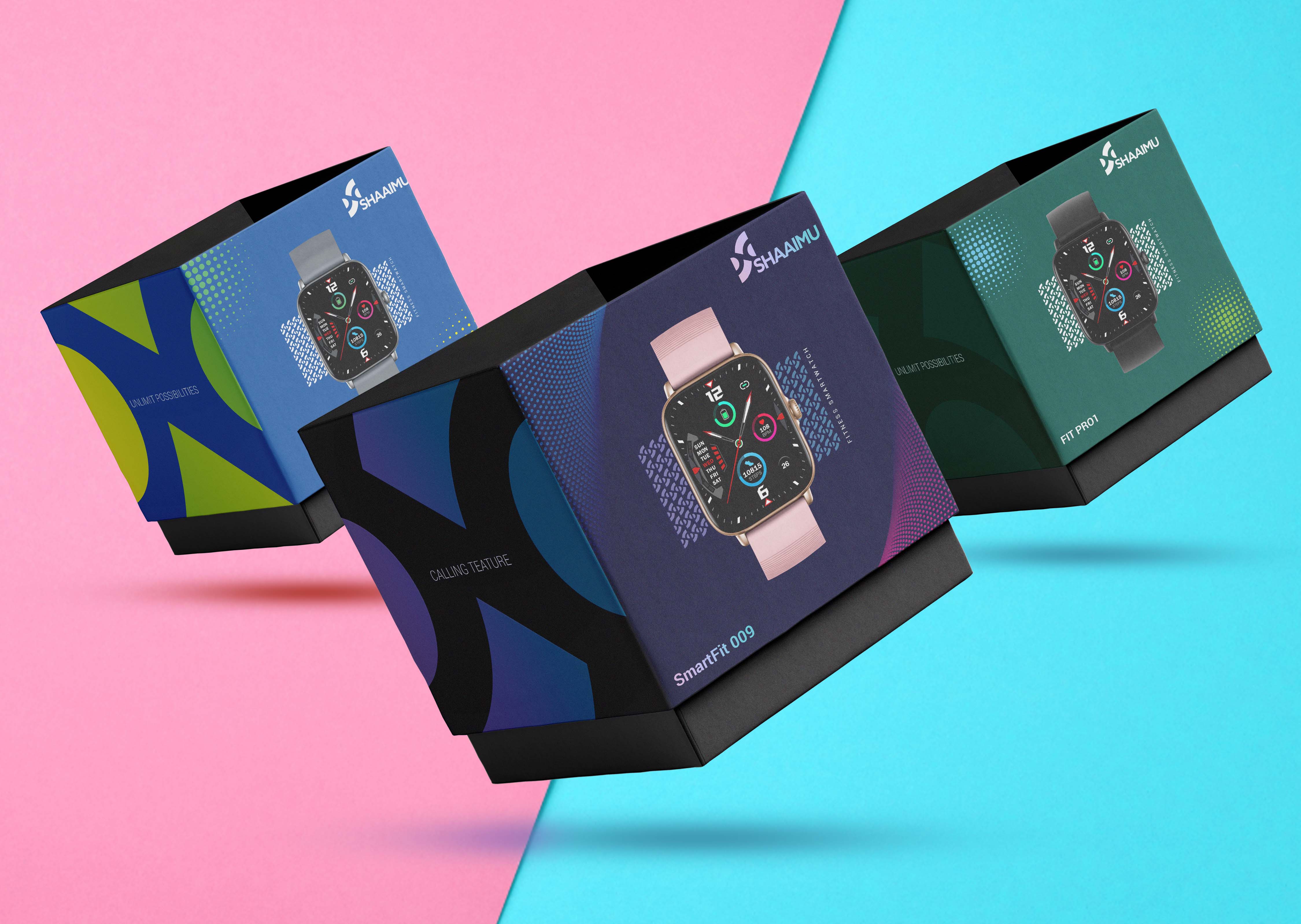 Shaaimu Packaging and Brand Design – Smart Watches Get Smarter