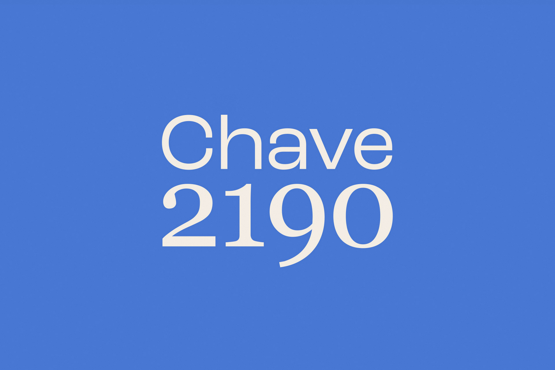 Brand Design for Chave2190 by Matheus Machado Brand Studio