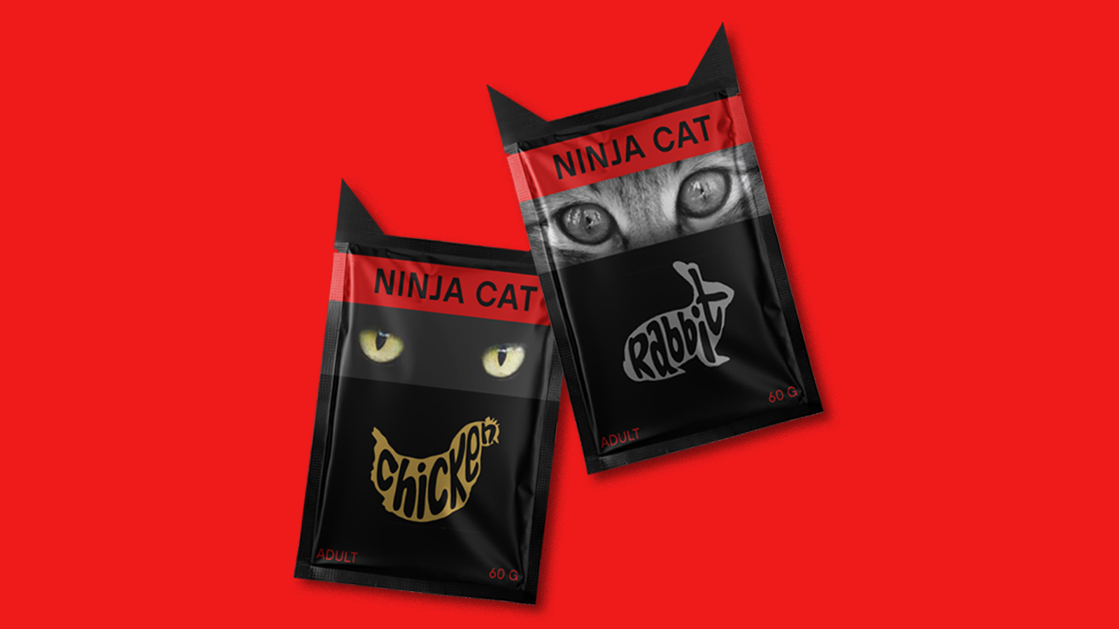 Ninja Cat Wet Cat Food Packaging Design World Brand Design Society