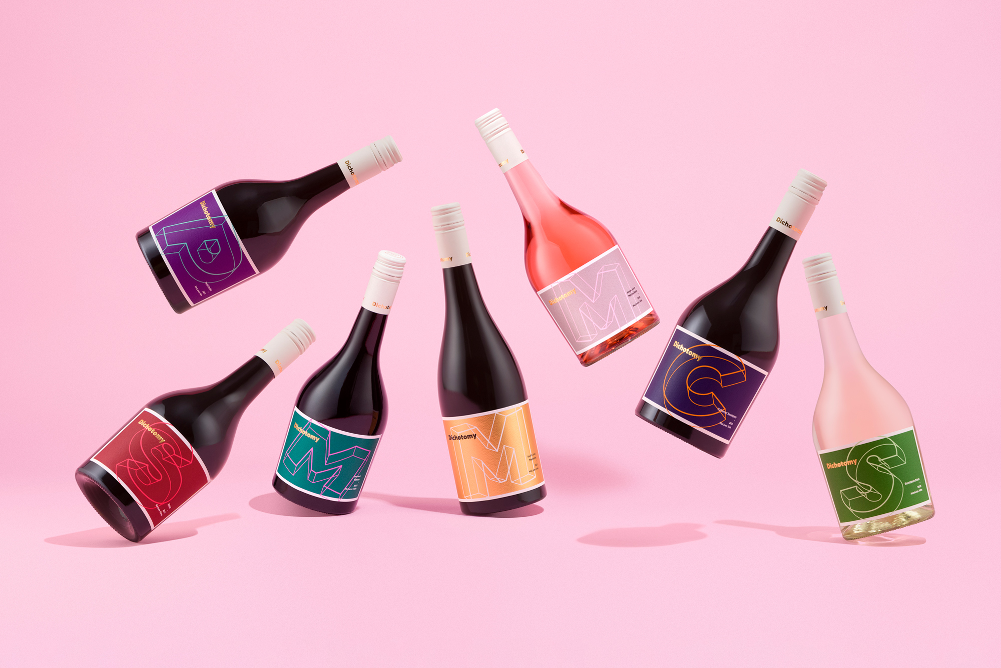 Dichotomy Wines Label Design by Byerlee Design