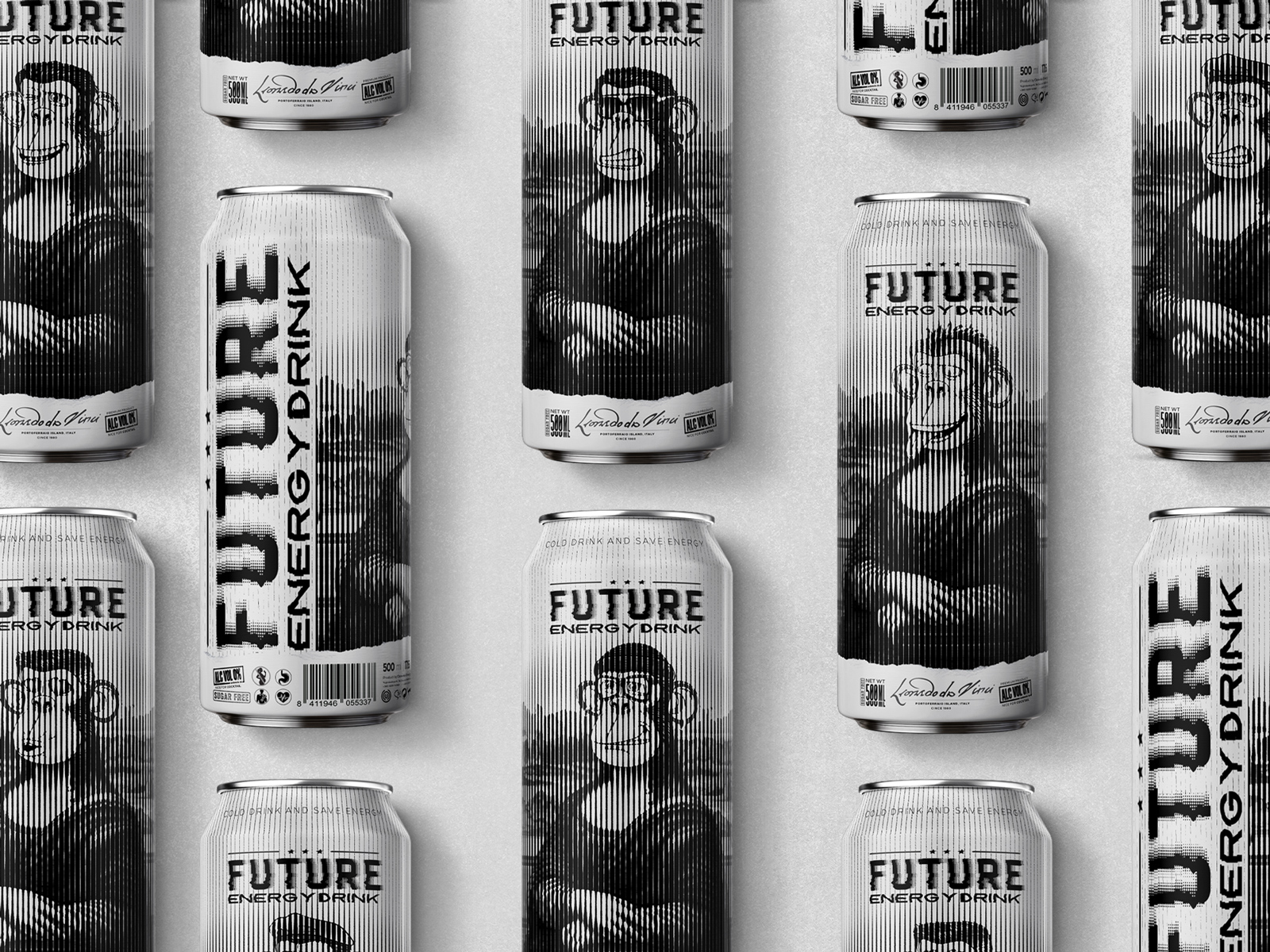 Future Energy Drink Packaging by Studio Metis