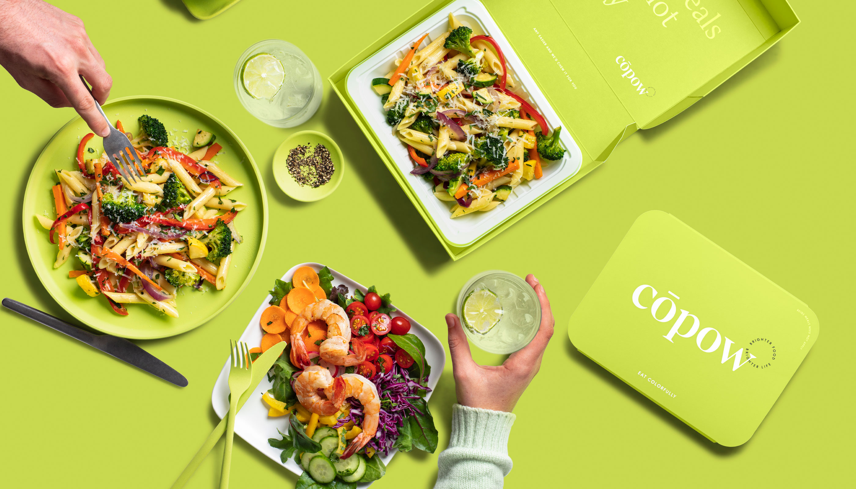 Launching The World’s Most Colorful Meal Delivery Branding and Packaging Design