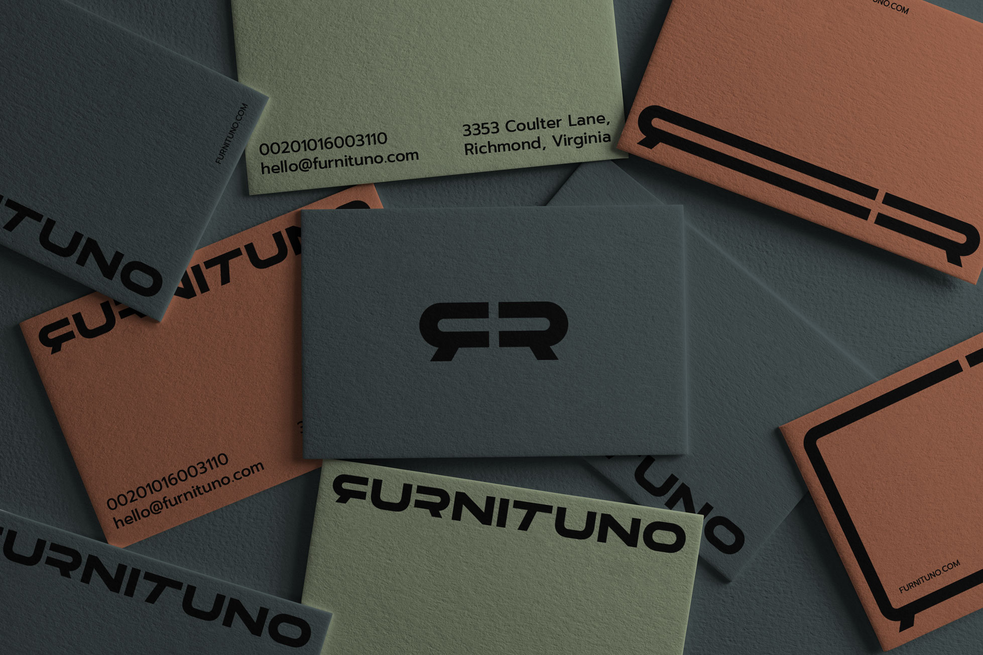 Branding for Furnituno Modern and Luxurious Furniture Store