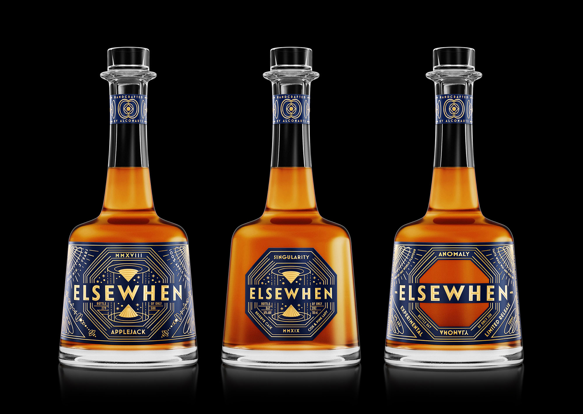 SingleDouble Creates Label Design for Elsewhen Brandy
