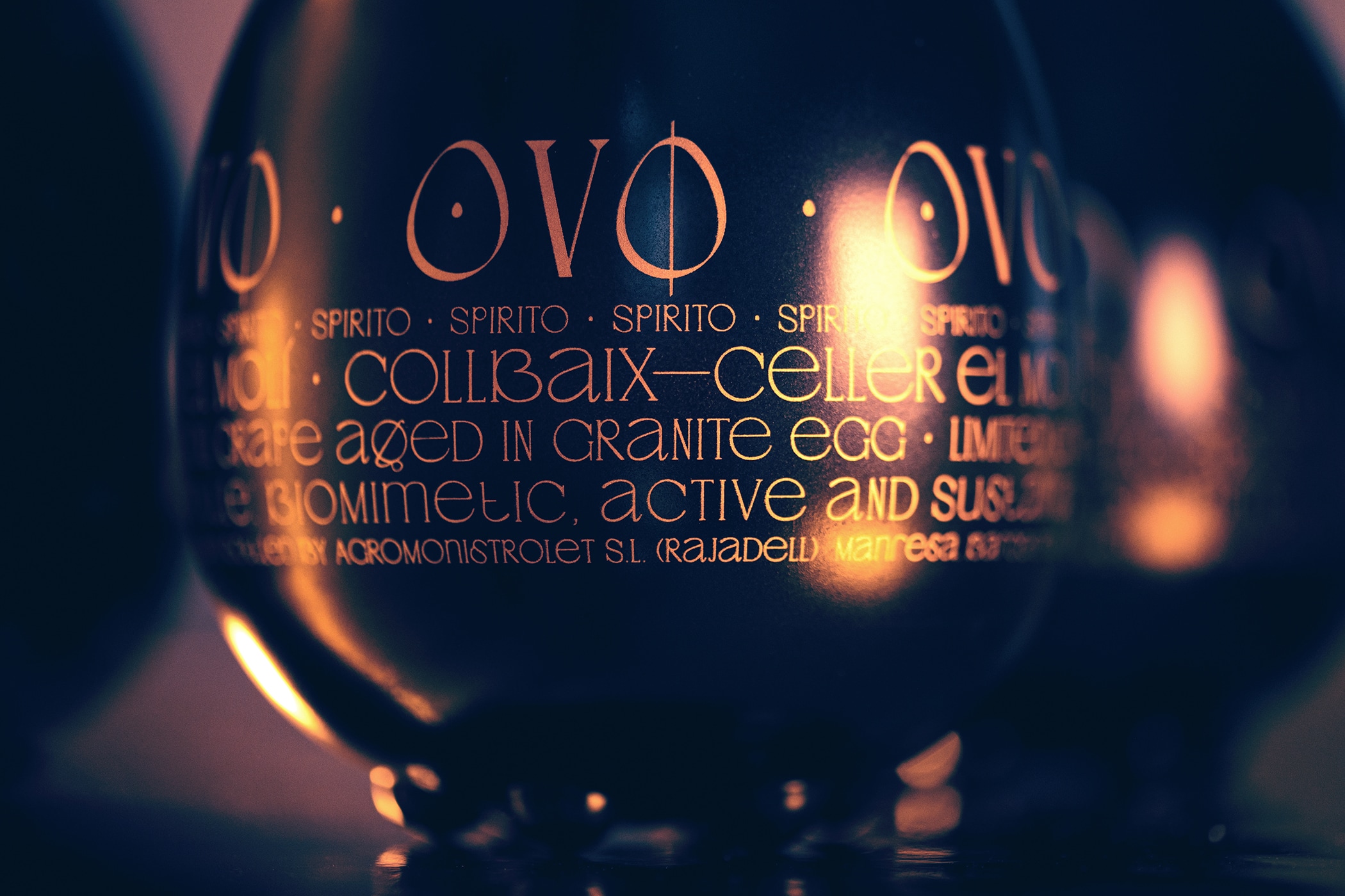 OVØ Biodynamic Wines Packaging and Brand Design