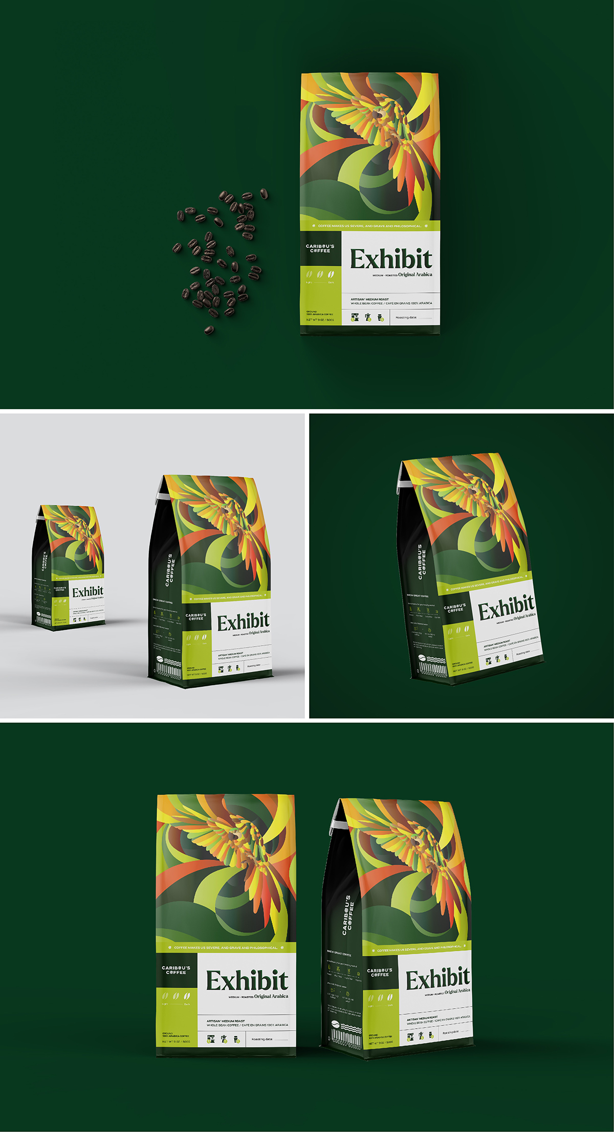 Caribous Roasted Limited Edition Packaging Design by Vivian Agency ...