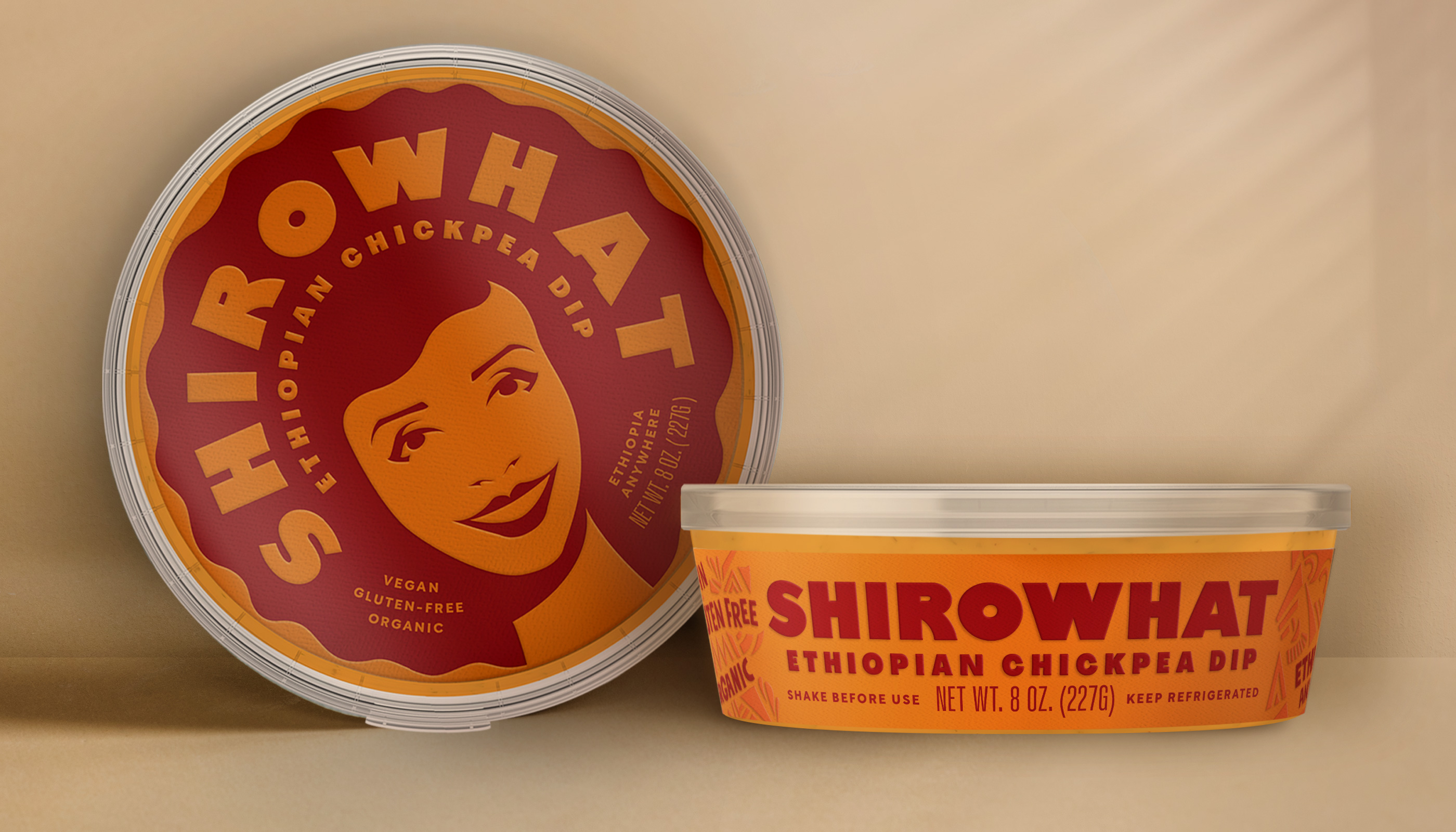 Shirowhat Ethiopian Dip Branding and Food Packaging Design