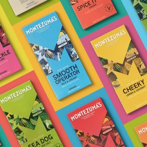 Montezuma’s Chocolate Packaging Redesign – A Big Chunk of Cheeky, Sustainable and Delicious Fun