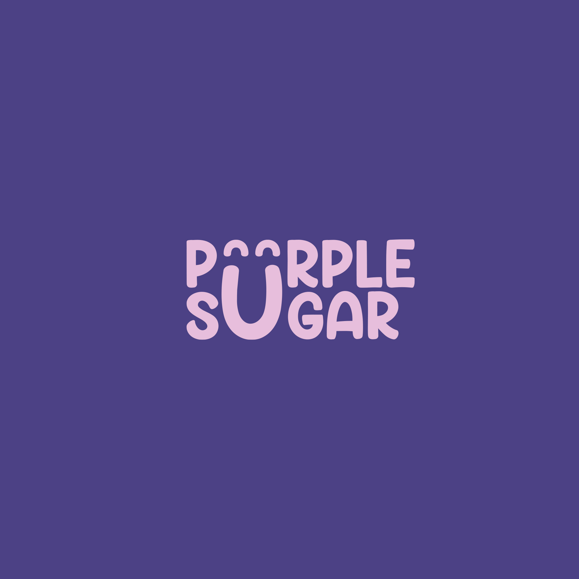 Logo, Identity and Packaging Design for PurpleSugar Candy Store in Benghazi  - World Brand Design Society