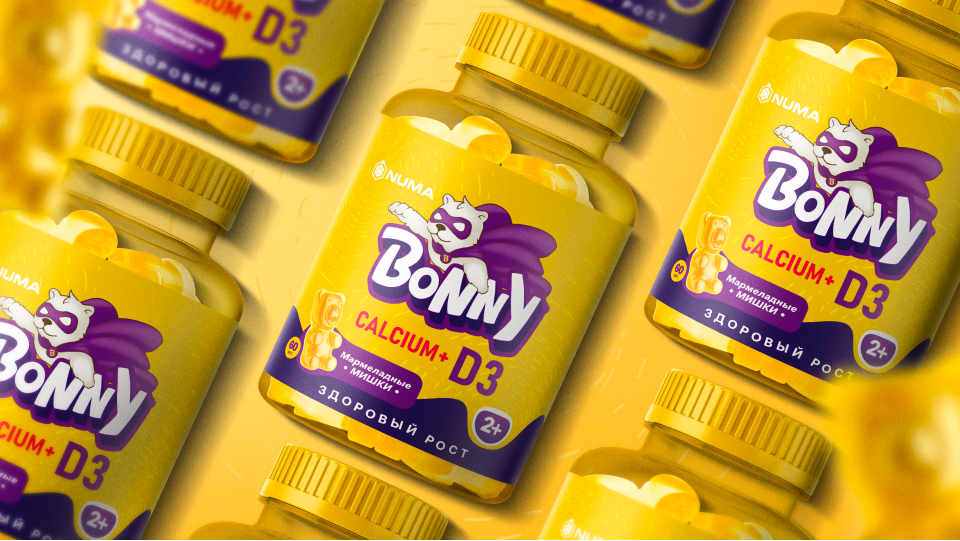 Sunny Packaging Design for Bonny Pills