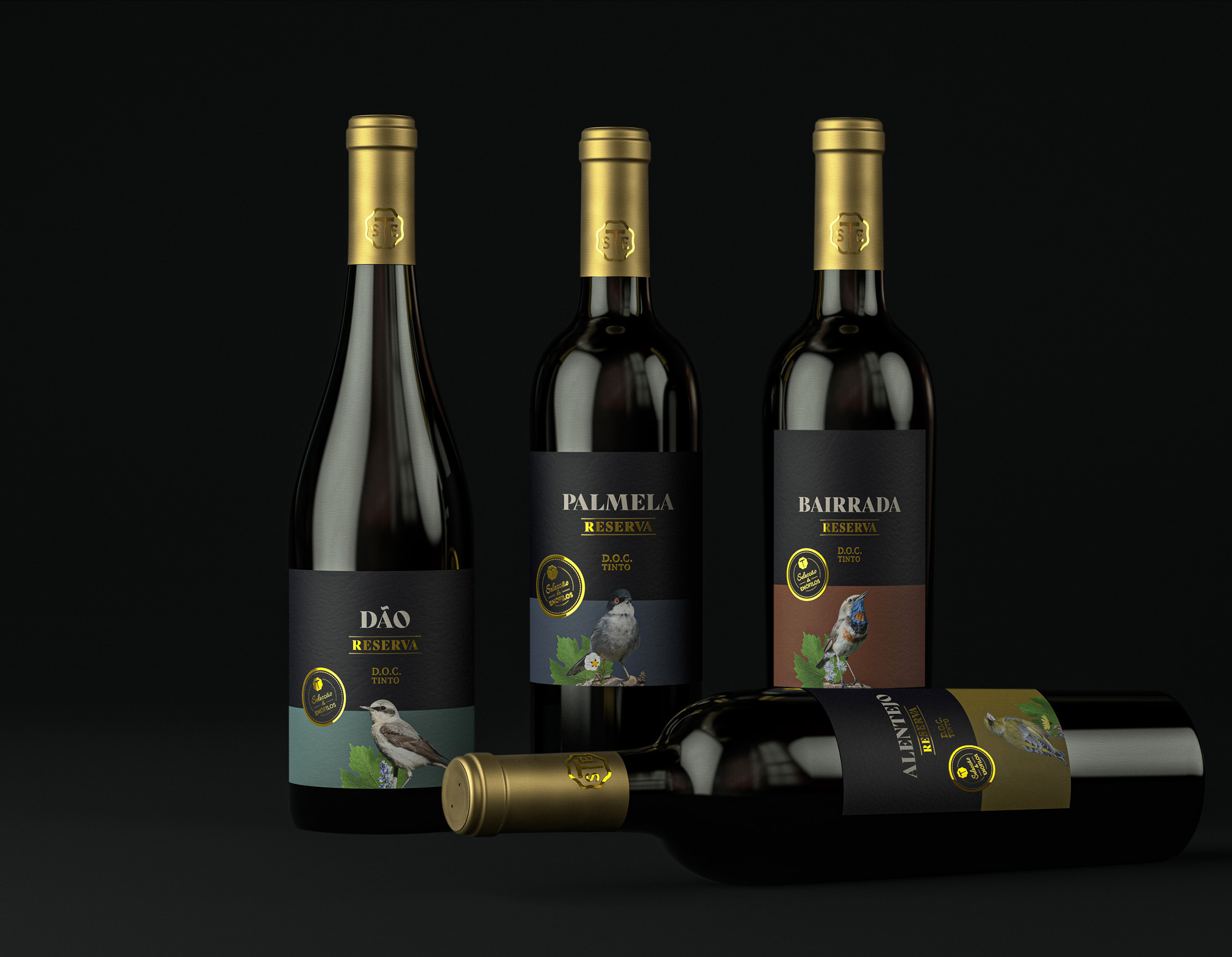 Vinhos Selecção de Enófilos Label Design