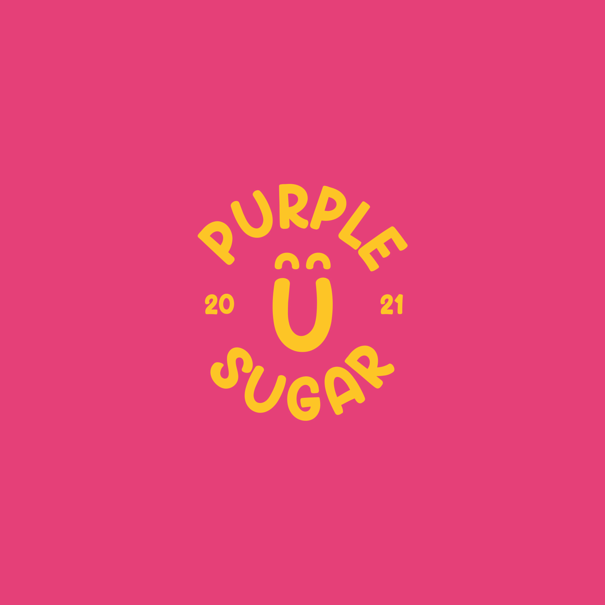 Logo, Identity and Packaging Design for PurpleSugar Candy Store in Benghazi  - World Brand Design Society