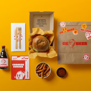 Chonker Burger Shack Brand Design Creation