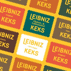 Leibniz ButterKeks Display Typography for Packaging Design