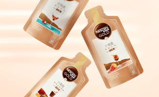 Nestlé Gold Coffee Liquid Packaging Design