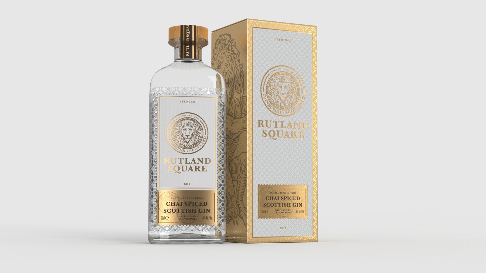 Rutland Square Gin Packaging Design