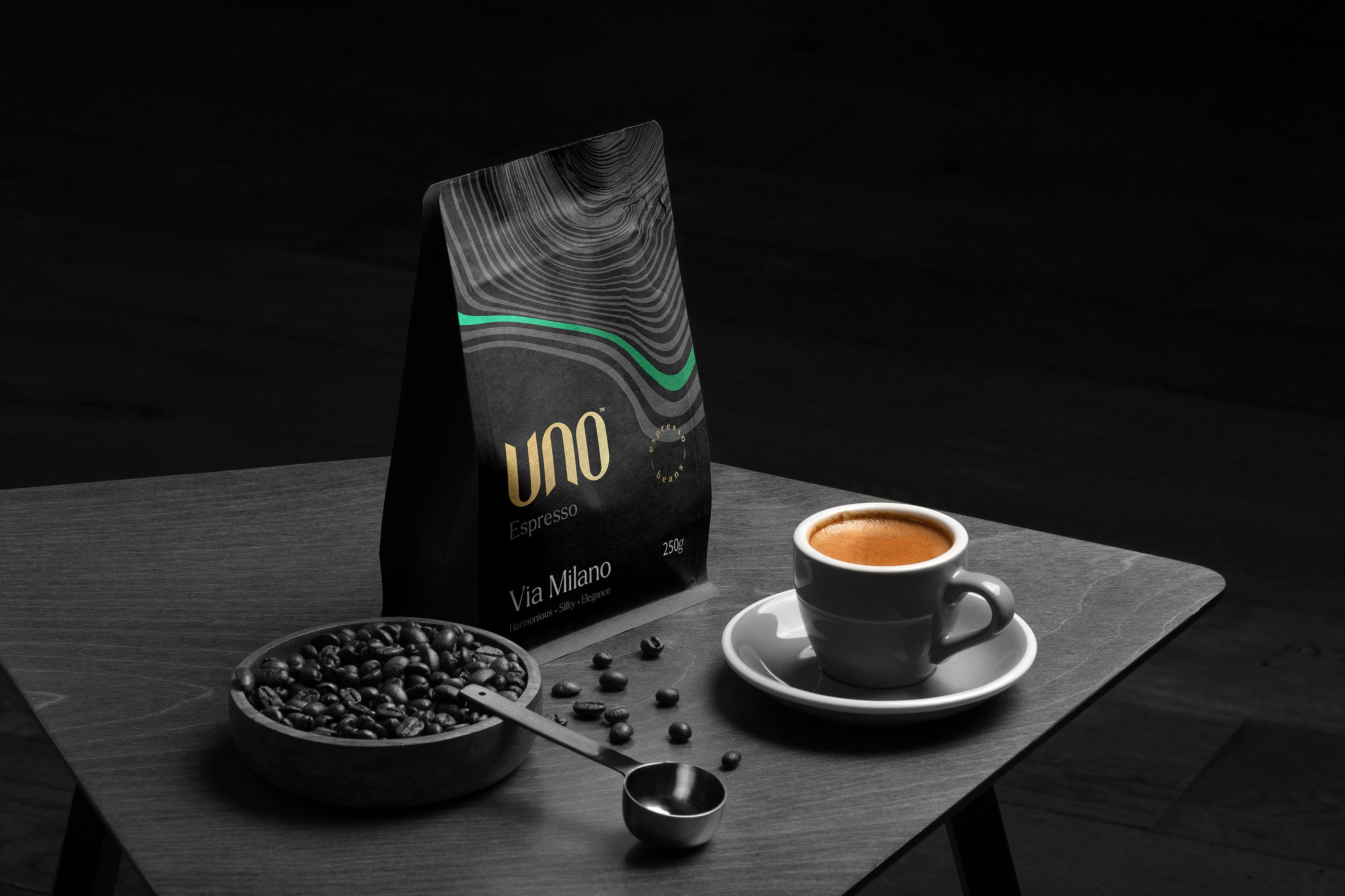 Uno™ Coffee Packaging Design
