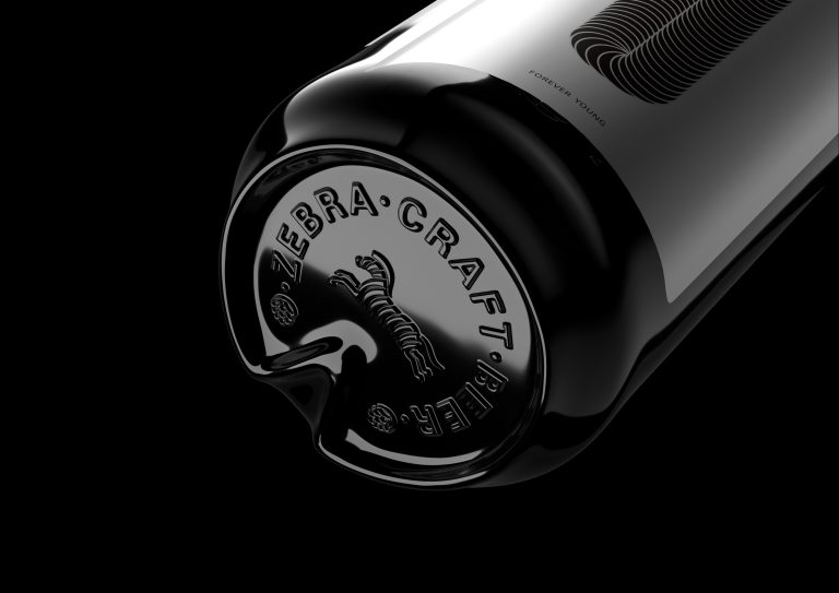Zebra Beer Typography for Packaging Design World Brand Design Society
