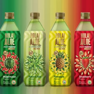 Hola Aloe +Vitamin Packaging Design