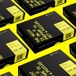 Escapely Escape Room Box Packaging