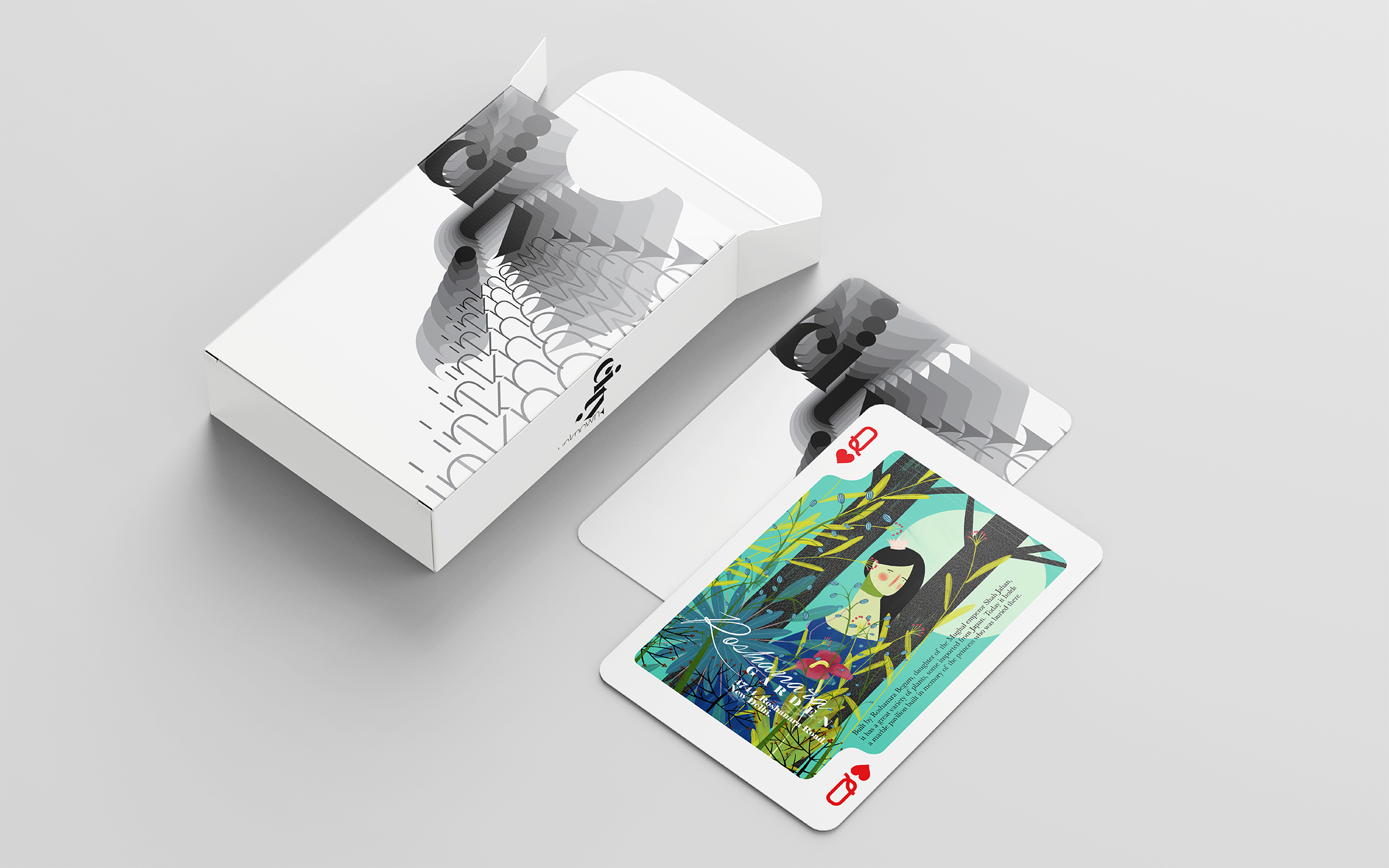 City Unknown Playing Cards Branding