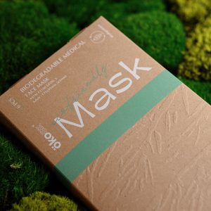 Packaging Design for Okosix Biodegradable Face Mask