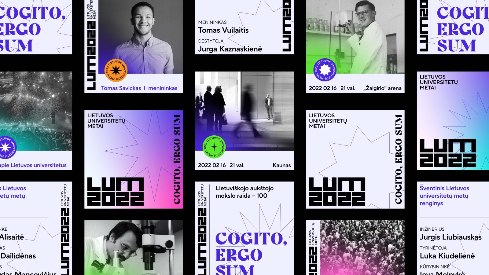 The Year of Lithuanian Universities 2022 Branding by _andunicorns