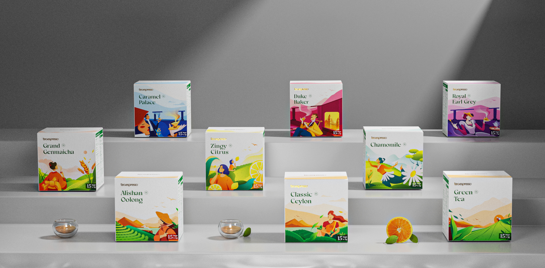 Teaespresso Packaging Design