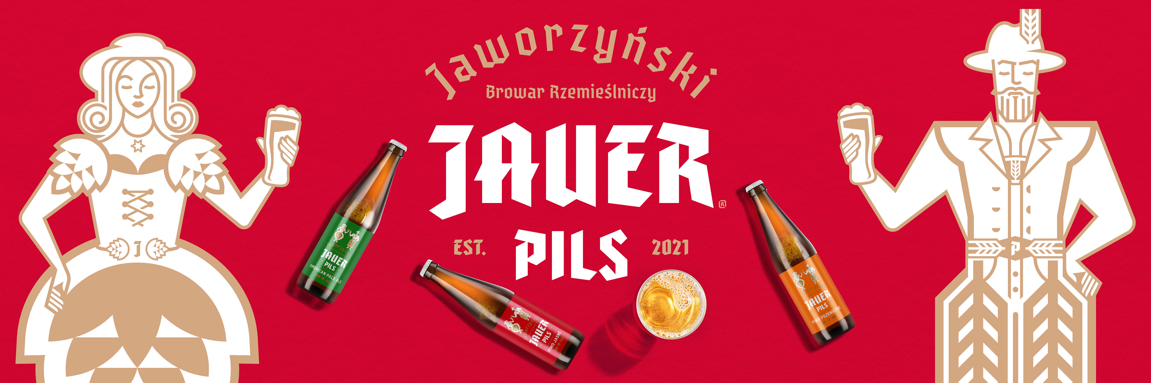 Sparrow Design Creates Packaging Design and Visual Identity for Jauer Craft Brewary