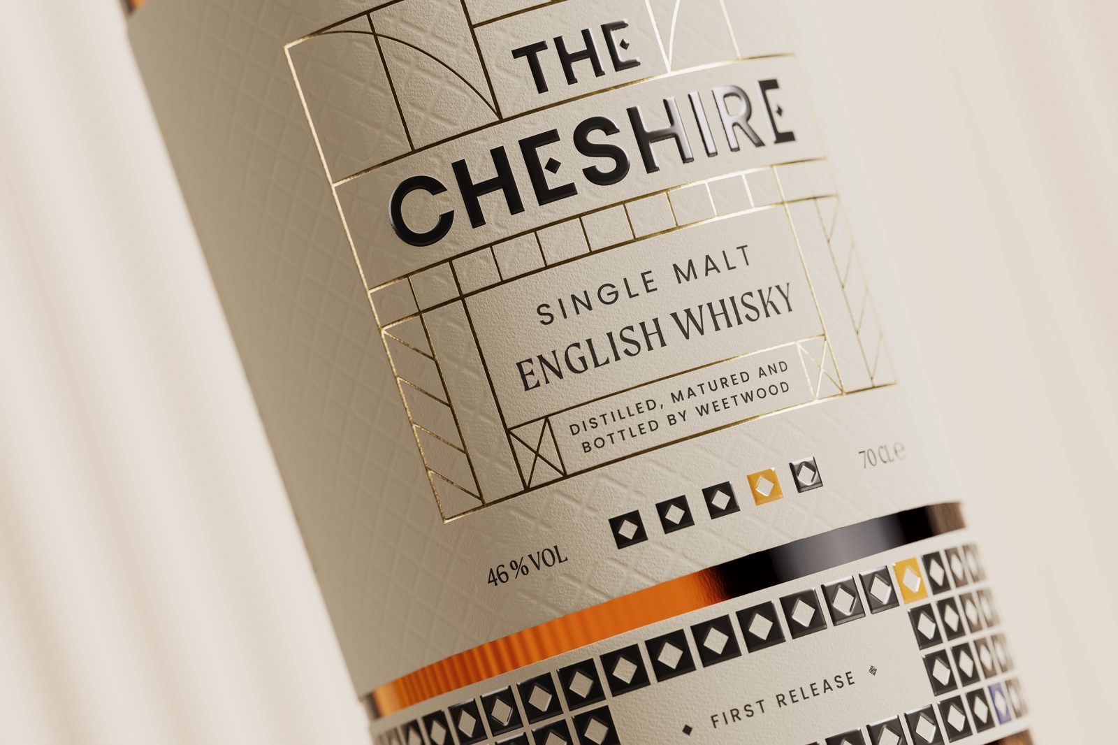 The Cheshire Whiskey Packaging Design by Kingdom & Sparrow