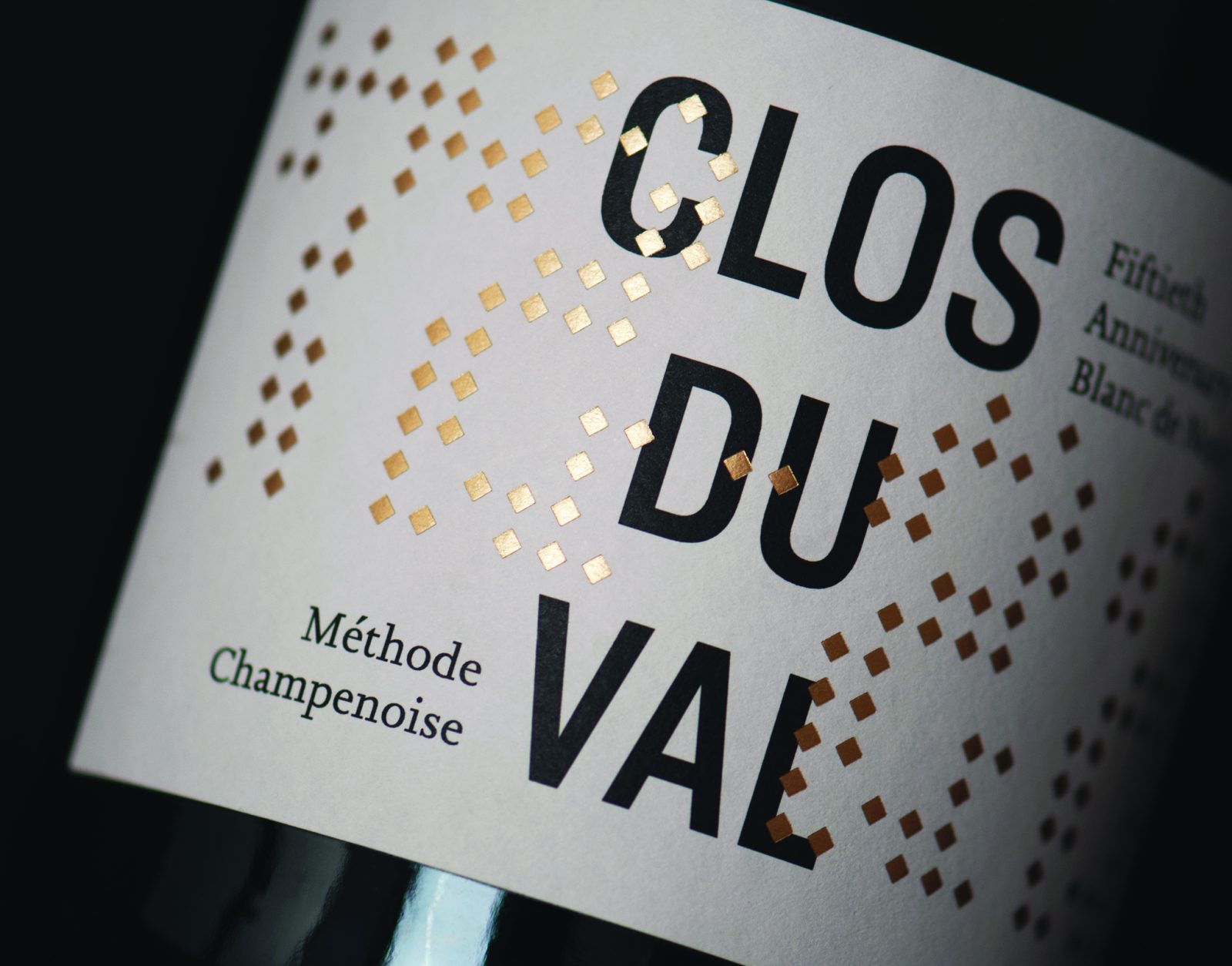 Clos du Val 50th Anniversary Blanc de Noirs Packaging and Logo Design